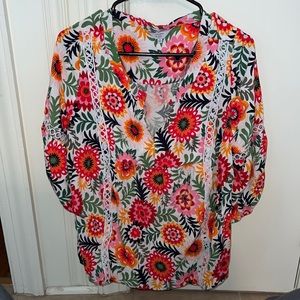 Crown & Ivy floral shirt